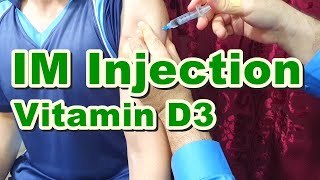 Intramuscular Deltoid Injection of Vitamin D3 (Cholecalciferol) | Bar-D | IM | Oral | 200,000 IU