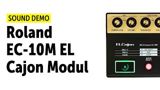 Roland EC-10M EL Cajon Modul Sound Demo