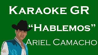 Karaoke - Hablemos - (Ariel Camacho)
