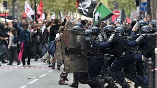 France: Thousands join public sector strikes against Macron reforms