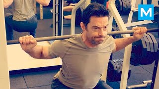 Hugh Jackman Workout for Wolverine | Muscle Madness