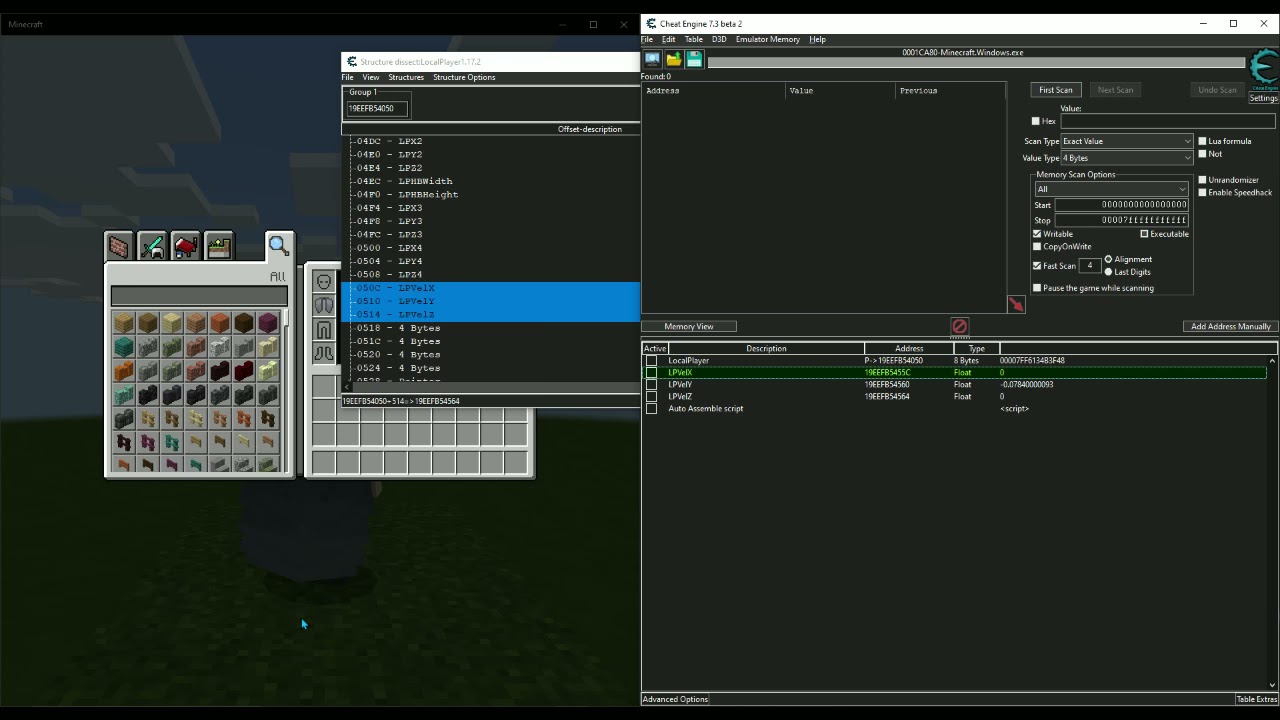 Cheat Engine Hacks For Minecraft Bedrock Edition Palmkoti