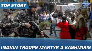 Indian Troops Martyr 3 Kashmiris In IOK | Indus News