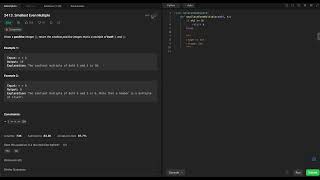 Easiest Python Interviews #13 (Smallest Multiple)