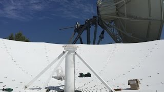 Timelapse installation of an used Andrew 7.6m antenna by Skybrokers