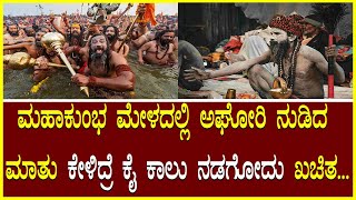 Aghori Bhavishya ಮಹಾಕುಂಭ ಮೇಳದಲ್ಲಿ ಅಘೋರಿ ನುಡಿದ ಮಾತು ಕೇಳಿದ್ರೆ ಕೈ ಕಾಲು ನಡಗೋದು ಖಚಿತ Aghori / Naga sadhu