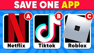 Save One App 📲🎮😳 Most Popular Apps and Mobile Games | Daily Quiz