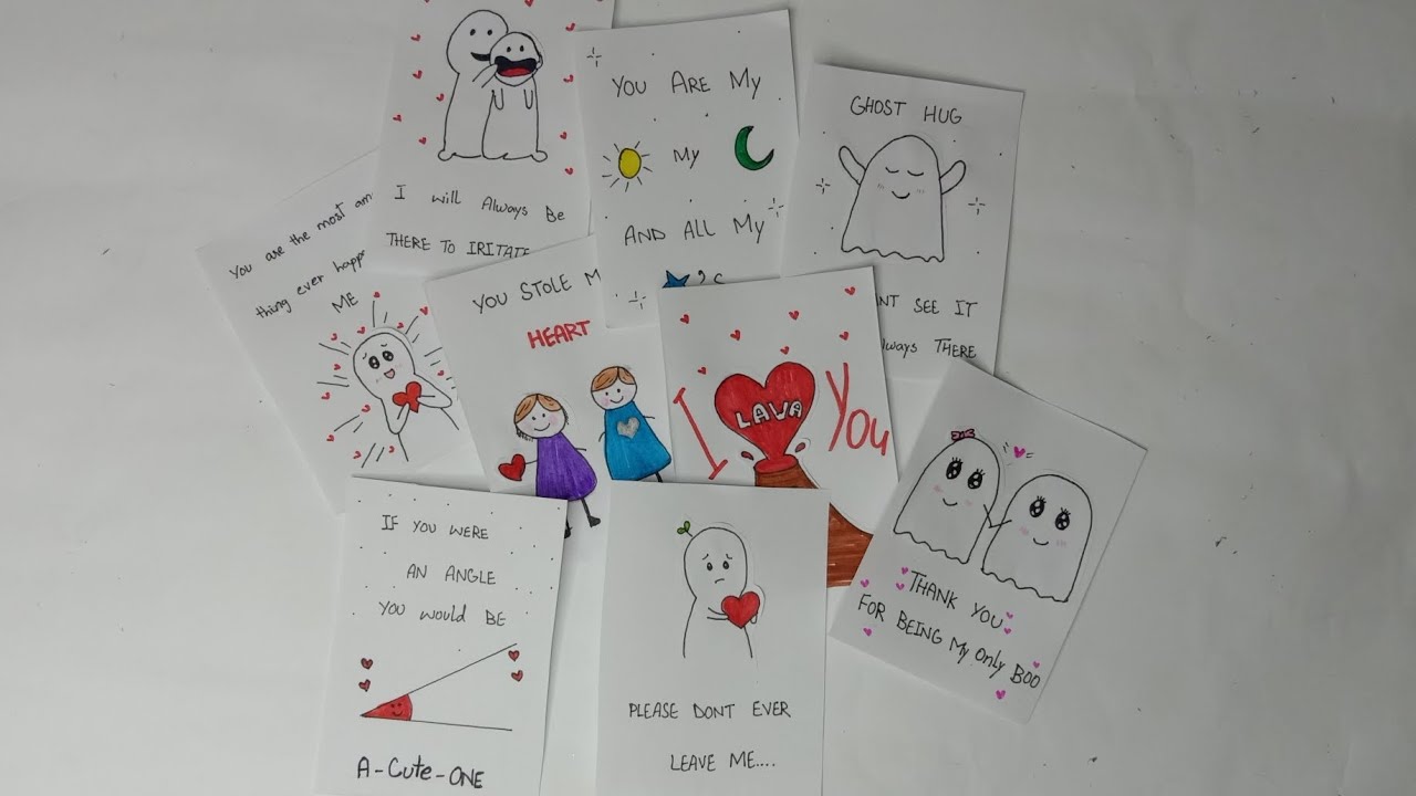 Cute Mini Love Notes Customize Notes Love Notes Part 2 Youtube