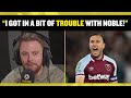 Jaack Maate's Awkward Run-in With Mark Noble 🤣