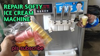 REPAIR SOFTY ICE CREAM MACHINE | REFILL R404a