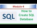 How to Create Database in SQL Server 2022 | Microsoft SQL Server 2022 | SQL Module 4