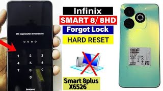 How to Infinix Smart 8 X6525 Hard Reset 2025.