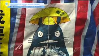 Hong Kong Protests: Pro-democracy 'Umbrella Revolution' activists remain on streets