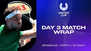Day 3 Match Wrap | United Cup 2023