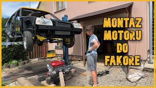 Montáž motoru do Favorita 🔧 Je na místě 🔧 Fakoř vlog_40 #bezkomprese #favorit