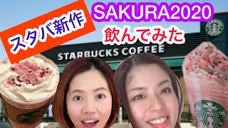 【 スタバ新作 】SAKURA2020!さくらミルクプリンフラペチーノとさくらミルクラテ飲んでみた感想は？スタバ春の新作 | スターバックスのさくら味 | Starbucks Japan Sakura