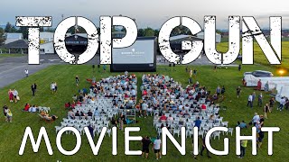 TOP GUN movie night on airfield Moškanjci [4K] (Mestni kino Ptuj in Aeroklub Ptuj)