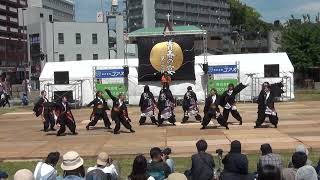 島根県立大学よさこい 橙蘭　『青春の宴　第三夜』　黒崎よさこい祭り2024