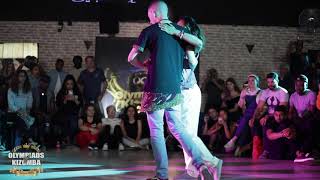 St'Éffy \u0026 Val'R  - Olympiads Of Kizomba 2019 🏆 - Sensual Semi Final