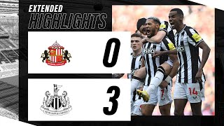 Sunderland 0 Newcastle United 3 | EXTENDED FA Cup Highlights | Isak at the Double in Derby Day Win!