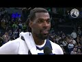 naz reid postgame interview after win on his bobblehead night