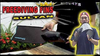 FREEDIVING FINS SULTAN -MOLCHANOVS CARBON BIFINS #MELANESIAFREEDIVE