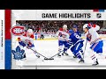 Canadiens @ Maple Leafs 4/8 | NHL Highlights 2023