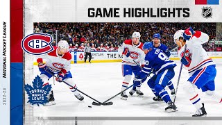 Canadiens @ Maple Leafs 4/8 | NHL Highlights 2023