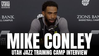 Mike Conley Reacts to Utah Jazz Season Outlook, If He Would Ever Coach & Utah's Young Players