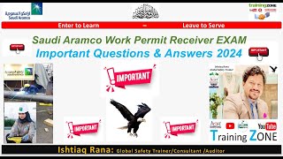 Saudi Aramco Work Permit Receiver EXAM Important Questions & Answers001  2024