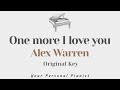 One more I love you - Alex Warren (Piano Instrumental Karaoke) - Cover with Lyrics