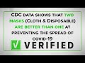 VERIFY: Are two masks better than one at preventing the spread of COVID?