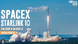SpaceX Starlink 10 + Planet Lab Satellites Launch Highlights!