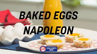 Baked Eggs Napoleon