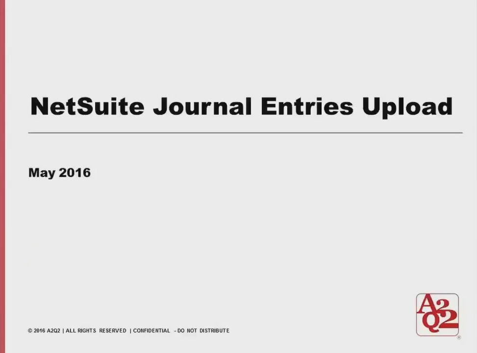 47 Netsuite Journal Entries Upload Youtube