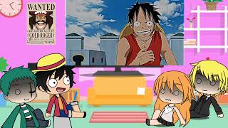 Luffy Family react to Luffy, One Piece  react to Luffy 👒 Gacha Club 👒 One Piece react Compilation