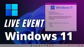 #Live Windows 11 Live Event Live Stream - Microsoft Windows Event 2021 : Free Upgrade Or ??? 😍✅🔴