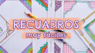 Margenes Para Tus Cuadernos Bordes Y Recuadros Apuntes Bonitos Parte 2