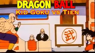 Dragon Ball Kid Goku vs Tien full fight in real time