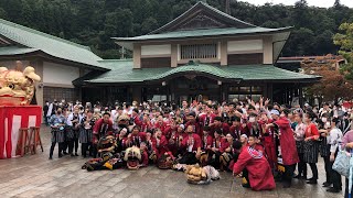 令和4年 山中温泉 こいこい祭2022  山中青年団獅子舞