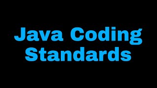 Java coding standards explanation core java part 18 #java #corejava #javainterviewquestions #coding