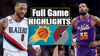Phoenix Suns vs Portland Trail Blazers FULL Game Highlights | January 1, 2024