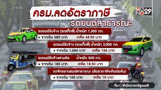 รถรับจ้างเฮ ครม.ไฟเขียวลดภาษี 1 ปี l Top Talk Daily l 16 ส.ค.65