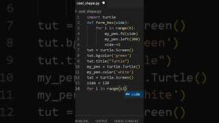 #new Python pattern program to print amazing pattern using turtle module for beginners #programming