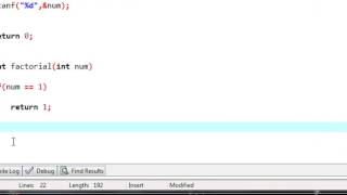 C Programming 35 Factorial of a number using recursive function