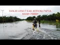 Banjir Arso 7  Kab. Keerom, Papua, masih parah.