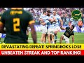 🚨DISASTER IN SANTIAGO! SPRINGBOKS LOSE THE GAME AND WORLD LEADERSHIP TO THE PUMAS! | SPRINGBOKS NEWS