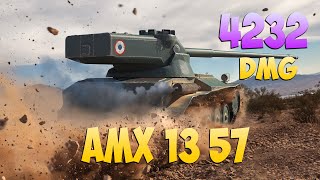 AMX 13 57 - 8 フラグメント 4.2K ダメージ - 楽しみ！ - World Of Tanks