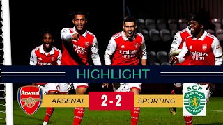 Sporting vs Arsenal 2 2 Highlights today 2023