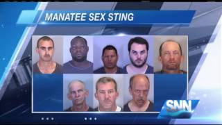 SNN: 18 Arrested During Online Sex Sting Operation In Manatee County
